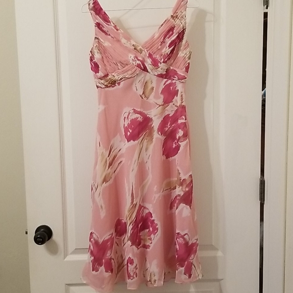 Adrianna Papell Sleeveless Dress with Empire  Silhouette - Picture 5 of 12